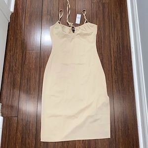 Kendall and Kylie (Pacsun) Creme/Tan dress!